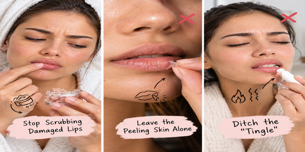 Soft Lips care routine for soft and smooth lips 