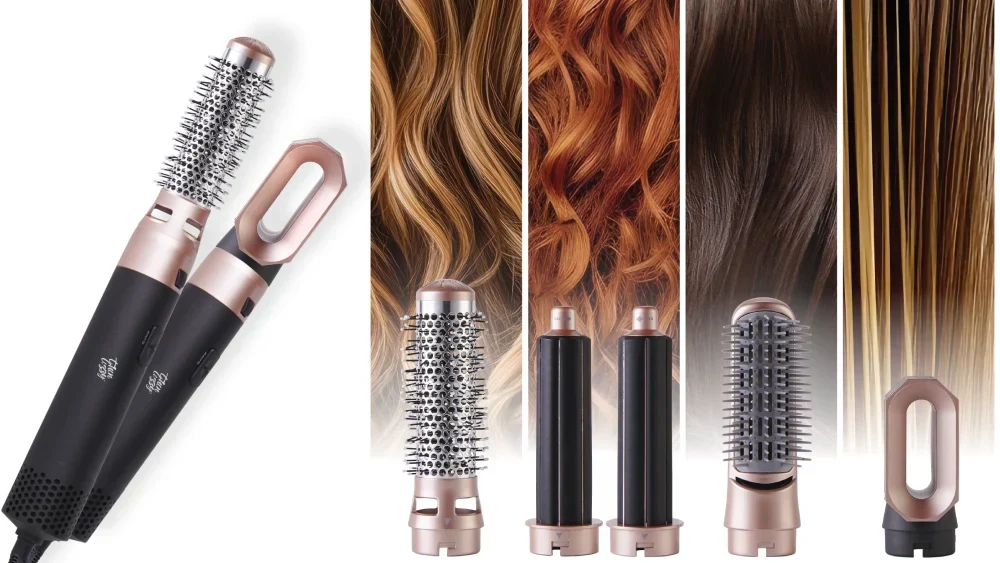 Hot air brush for creating a smooth, voluminous blowout