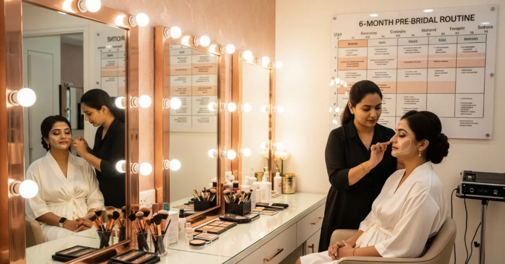 Bridal Beauty pre-wedding skincare routine